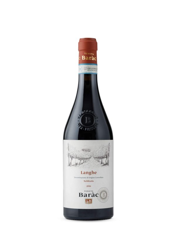 Fles Langhe Nebbiolo van Tenuta Baràc – biologische rode wijn uit Piemonte